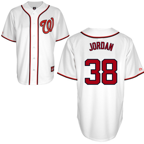 Taylor Jordan #38 mlb Jersey-Washington Nationals Women's Authentic Home White Cool Base Baseball Jersey